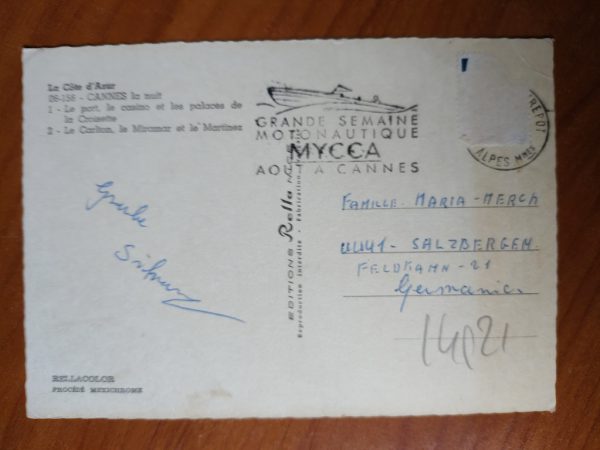 Postcard Cannes Souvenir - Image 2