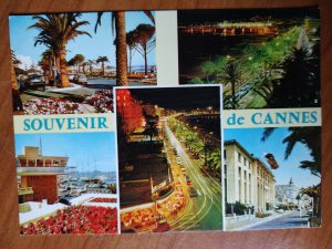 Postcard Cannes Souvenir