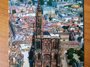 Postcard Strasbourg Cathedrale
