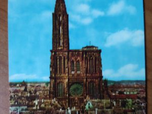 Postcard Strasbourg Cathedrale