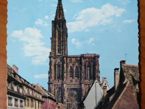 Postcard Strasbourg Cathedrale