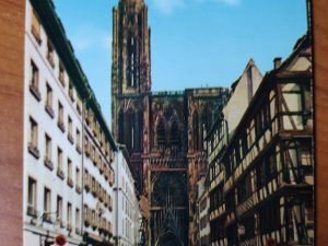 Postcard Strasbourg Cathedrale