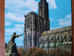 Postcard Strasbourg Cathedrale