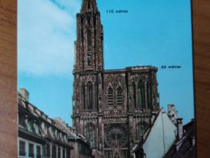 Postcard Strasbourg Cathedrale