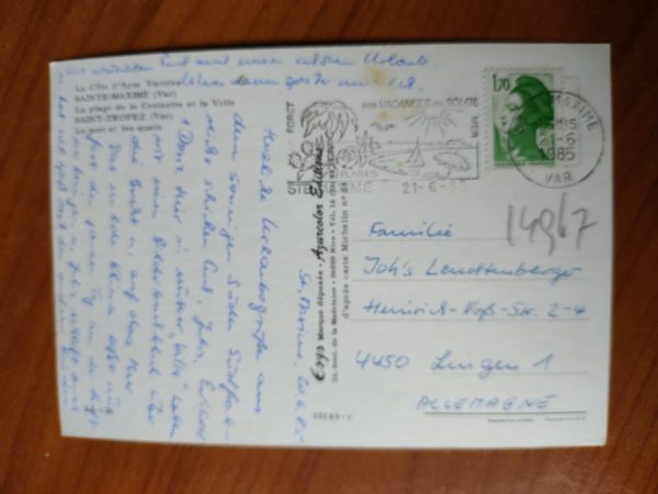 Postcard Saint Maxime Saint Tropez - Image 2