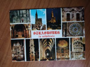 Postcard Strasburg Cathedrale
