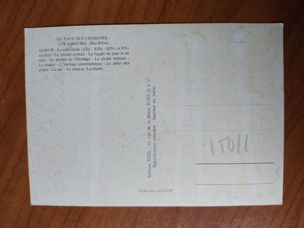 Postcard Strasburg Cathedrale - Image 2