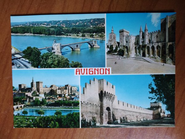 Postcard Avignon 4 pictures