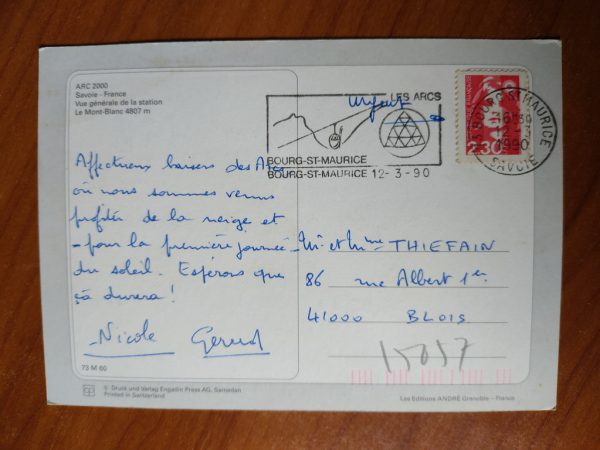 Postcard Arc 2000 Savoie - Image 2