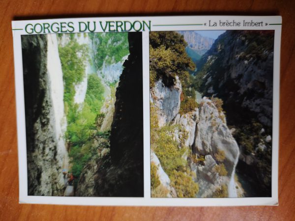 Postcard Gorges Du Verdon