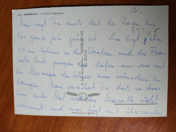 Postcard Marseille Palais - Image 2