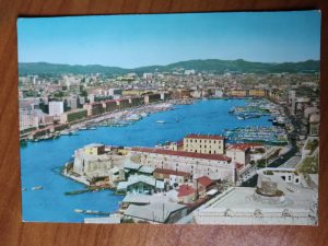 Postcard Marseille Port