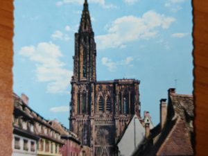 Postcard Strasbourg Cathedrale