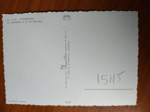 Postcard Strasbourg Cathedrale - Image 2