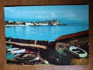 Postcard Antibes Cote de Azur