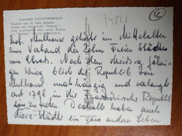 Postcard Gastronomique France - Image 2