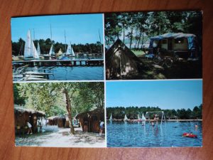 Postcard Azur Landes