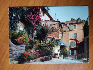 Postcard Bormes Cote de Azur
