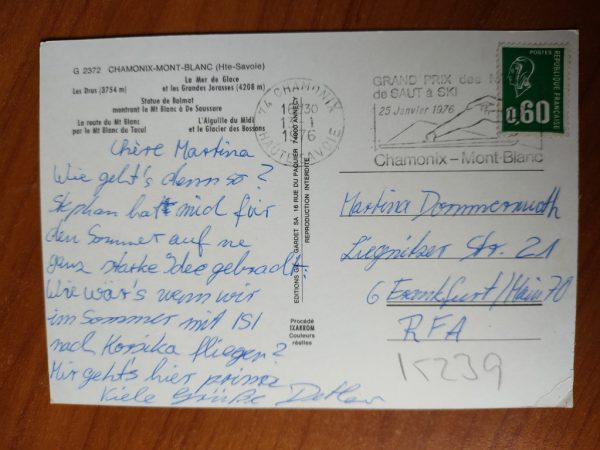 Postcard Chamonix Mont Blanc - Image 2