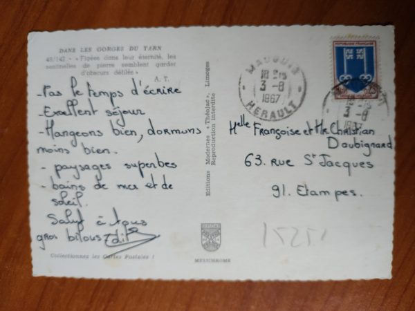 Postcard Les Gorges Du Tarn - Image 2