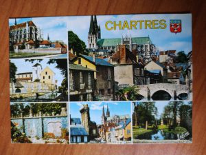 Postcard Chartres 6 pictures