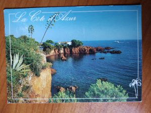 Postcard Cote de Azur