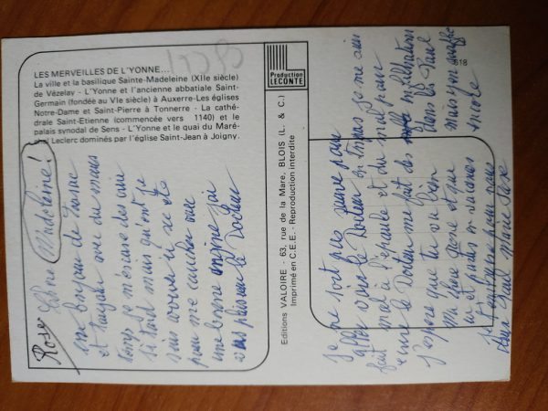 Postcard Le Yonne - Image 2