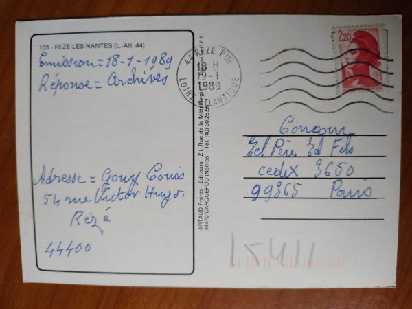 Postcard Reze Les Nantes - Image 2