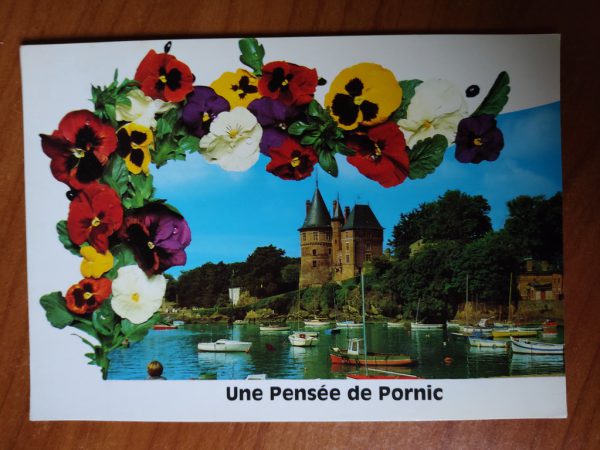 Postcard Une Pensee de Pornic