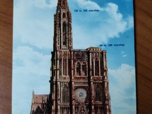 Postcard Strasbourg Cathedrale