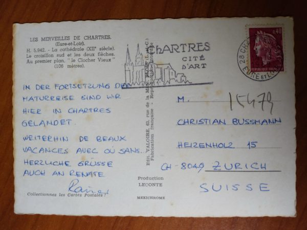 Postcard Les Merveilles de Chartres - Image 2