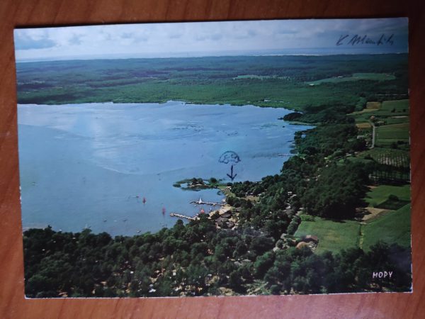 Postcard Azur Landes