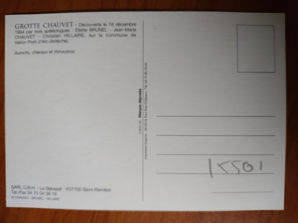 Postcard Grotte Chauvet - Image 2