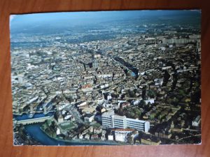 Postcard Strasbourg From Air