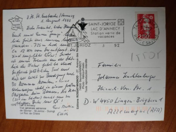 Postcard Lac Annecy - Image 2