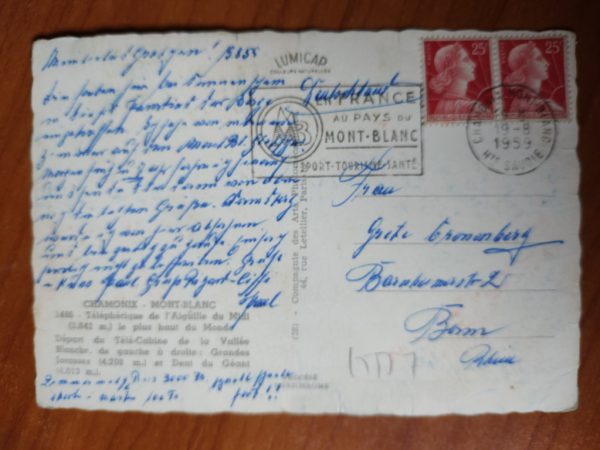 Postcard Chamonix Mont Blanc - Image 2