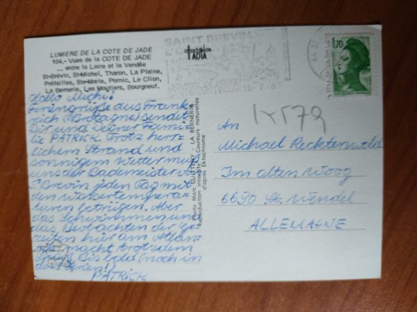 Postcard Cote de Jade Pornic - Image 2