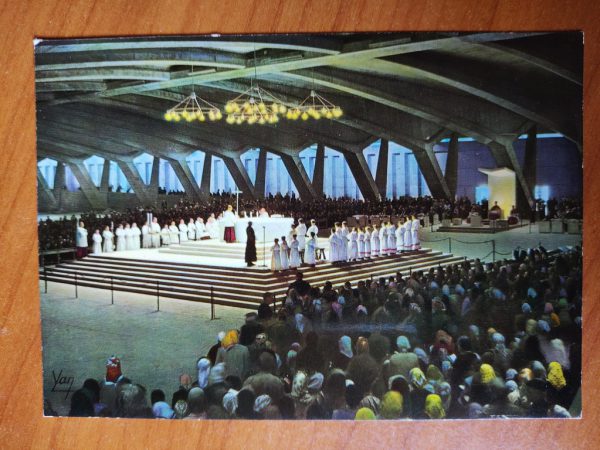 Postcard Lourdes Basilique