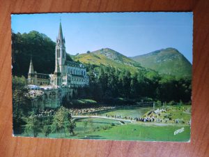 Postcard Lourdes Basilique