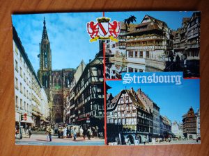 Postcard Strasbourg 3 Pictures
