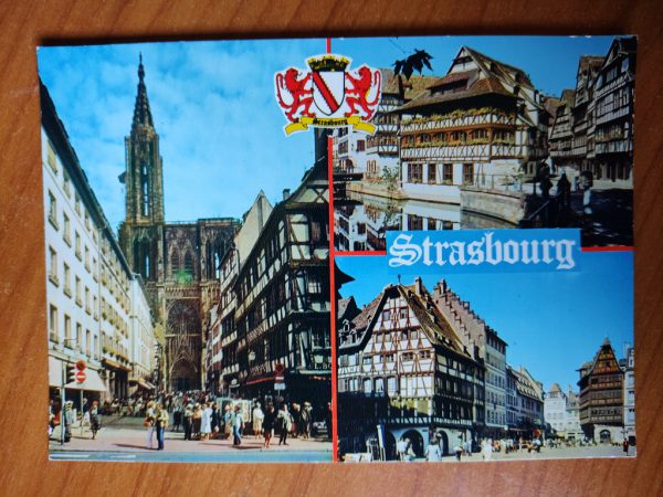 Postcard Strasbourg 3 Pictures