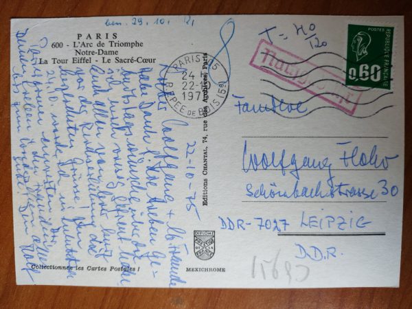 Postcard Paris 4 Pictures - Image 2