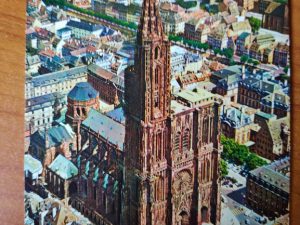 Postcard Strasbourg Cathedrale