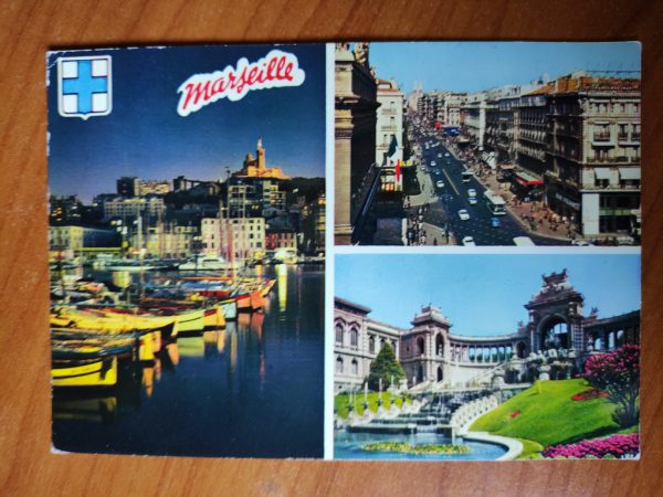 Postcard Marseille 3 pictures