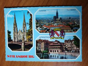 Postcard Strasbourg 3 Pictures