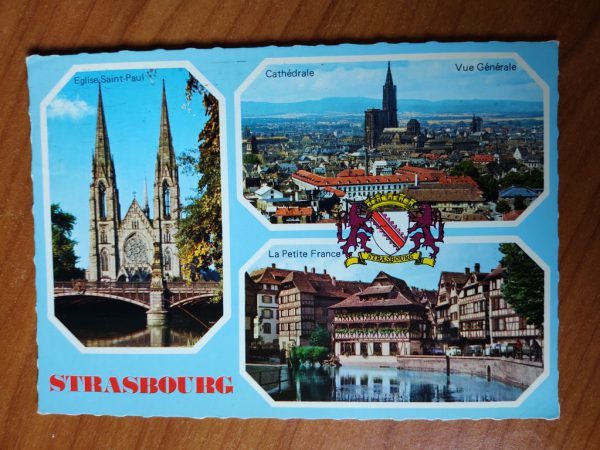Postcard Strasbourg 3 Pictures