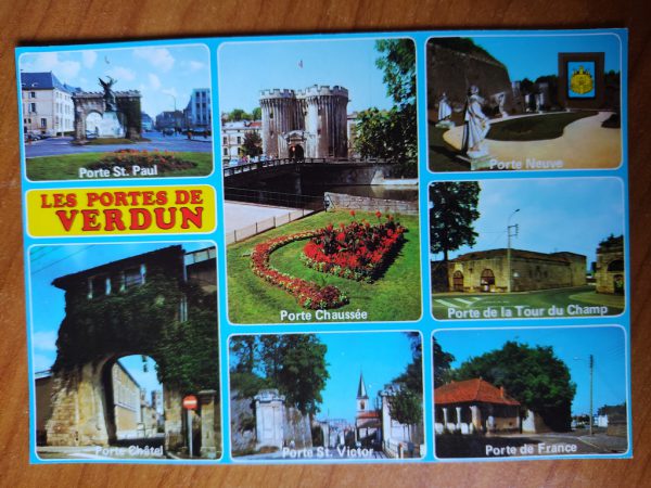 Postcard Les Portes de Verdun