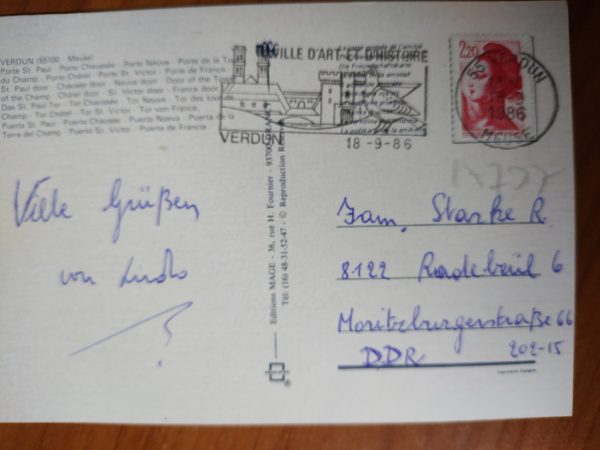Postcard Les Portes de Verdun - Image 2