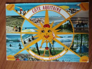Postcard Cote Aquitaine