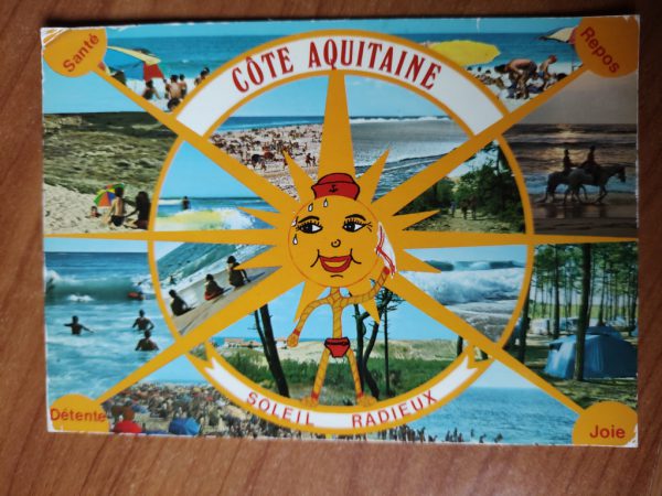 Postcard Cote Aquitaine